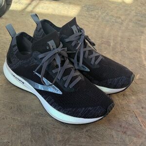 Brooks Black and Gray Athletic Shoes